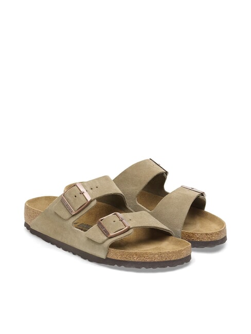 BIRKENSTOCK ARIZONA Sandalen-Slipper mit Schnallen Taupe - Schuhe Unisex