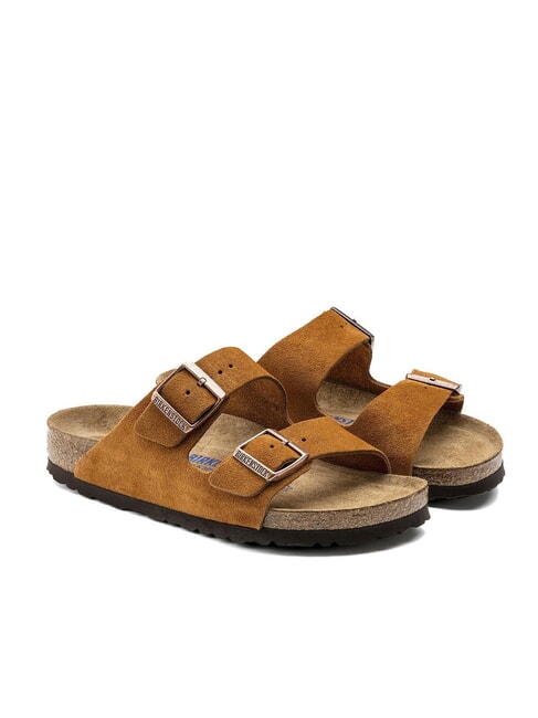 BIRKENSTOCK ARIZONA Wildleder-Slipper-Sandale Nerz - Schuhe Unisex