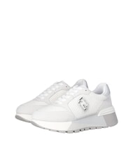 LIUJO AMAZING 25 Sneakers aus Wildleder und Mesh Wei&szlig;silber - Damenschuhe - 1