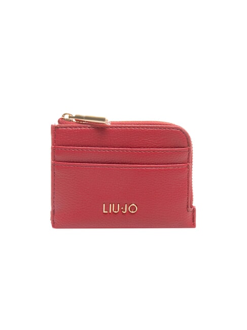 LIUJO CALIWEN Kartenetui mit Reißverschluss Pompejanisches Rot - Brieftaschen Damen