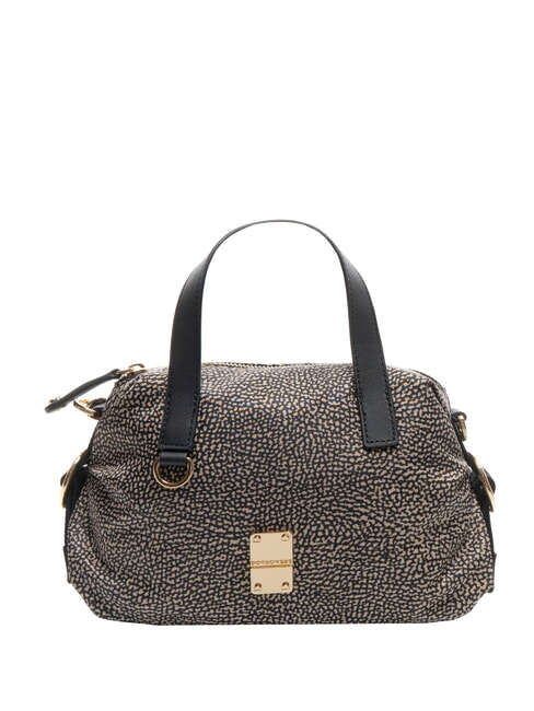 BORBONESE TEAPOT Kofferraumtasche mit Schultergurt OP / NATUR / SCHWARZ - Damentaschen