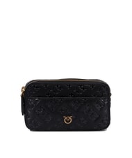 PINKO EMBOSSED LOGO Schulterkameratasche - Damentaschen