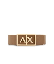 ARMANI EXCHANGE A|X BUCKLE Gürtel mit Maxi-Logo dunkler Pisco/dunkler Pisc - Gürtel - 1