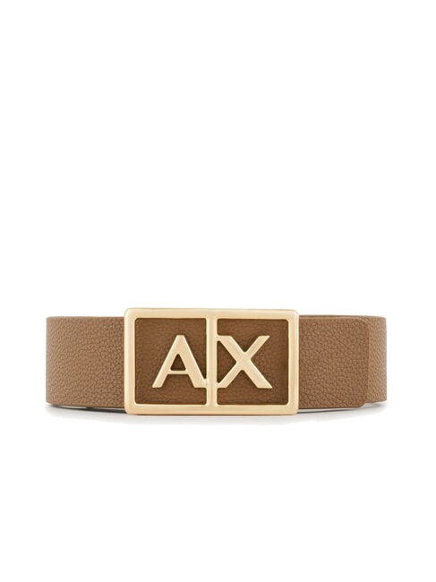 ARMANI EXCHANGE A|X BUCKLE Gürtel mit Maxi-Logo dunkler Pisco/dunkler Pisc - Gürtel