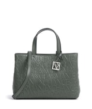 ARMANI EXCHANGE LOGO EMBOSSED Handshopper, mit Schultergurt Absinth - Damentaschen - 1