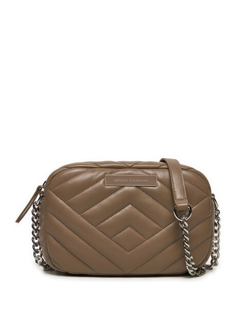 ARMANI EXCHANGE VICTORIA Matelassé-Schlafzimmertasche dunkler Pisco - Damentaschen