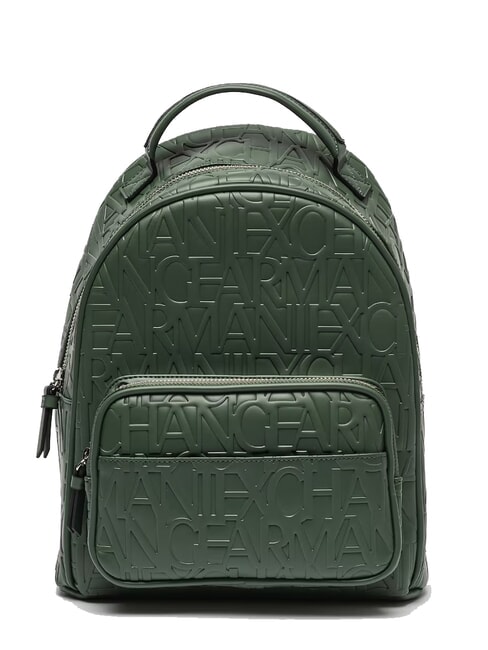 ARMANI EXCHANGE LOGO ALL OVER Rucksack mit Tasche Absinth - Damentaschen