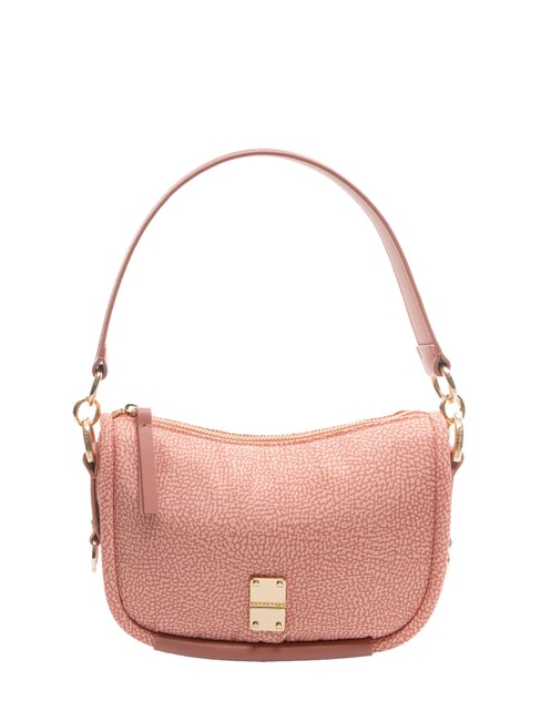 BORBONESE CAHIER HOBO SMALL Umhängetasche mit Schultergurt Lippenstift - Damentaschen