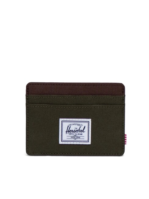 HERSCHEL CHARLIE  Flacher Kartenhalter Efeu / chco - Brieftaschen Damen
