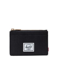 HERSCHEL OSCAR Flaches Kartenetui mit Reißverschluss SCHWARZ - Brieftaschen Herren - 1