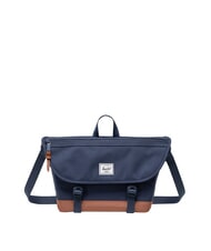 HERSCHEL COVE Messenger-Ordner, 15,6-Zoll-PC Marineblau/Sattelbraun - Arbeitstaschen - 1