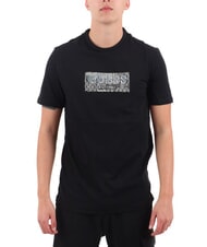 GUESS SS CN BOX T-Shirt mit Logo-Print jetbla - Herren-T-Shirts - 1