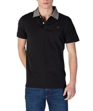 GUESS NOLAN SS Stretch-Kurzarm-Poloshirt - Herren-Polo-Shirts/Herren-Polo-Shirt/Herrenpoloshirt/Herrenpoloshirts