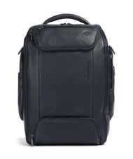 PIQUADRO CRONUS Lederrucksack, 14-Zoll-Laptophalter Blau - PC-Rucks&auml;cke - 1