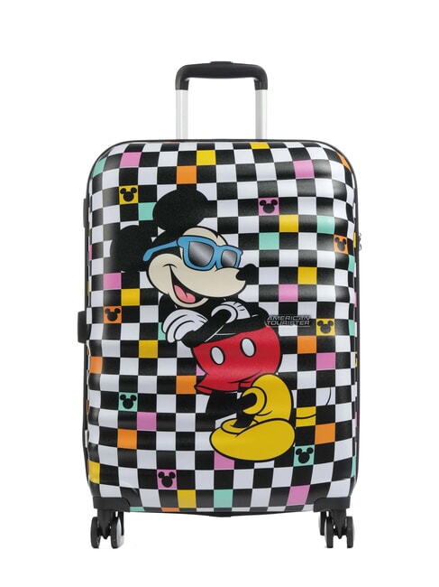 AMERICAN TOURISTER WAVEBREAKER DISNEY  Mittlerer Trolley  Mickey-Check - Harte Trolleys