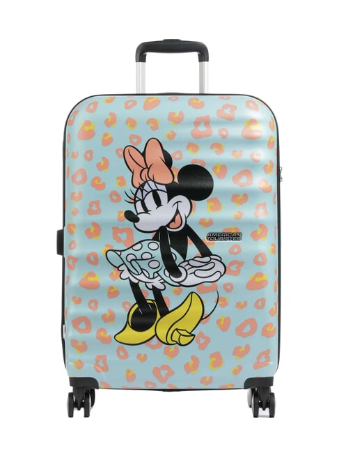 AMERICAN TOURISTER WAVEBREAKER DISNEY  Mittlerer Trolley  Minnie Pastellpunkte - Harte Trolleys