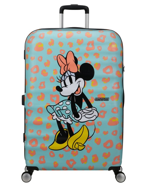 AMERICAN TOURISTER WAVEBREAKER DISNEY  Großer Trolley Minnie Pastellpunkte - Harte Trolleys