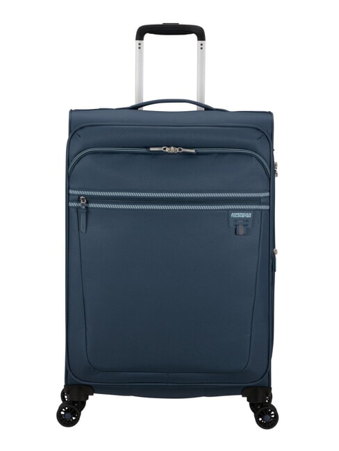 AMERICAN TOURISTER AEROSPIN  Mittlerer Trolley, erweiterbar Indigo - Halbharte Trolleys