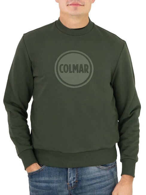 COLMAR CONNECTIVE Sweatshirt mit Rundhalsausschnitt und Logo botanisch - Sweatshirts Herren