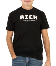 JOHN RICHMOND KUHSE T-Shirt mit Logo-Print Schwarz - Herren-T-Shirts - 1