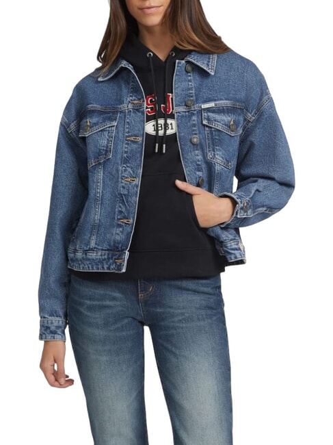 GUESS JEANS OVERSIZE TRUCKER JACKET  Jeansjacke GJ mittlere Wäsche - Damenjacken