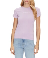 GUESS JEANS SLIM LOGO Slim-Fit-Stretch-T-Shirt - T-Shirts und Tops für Damen