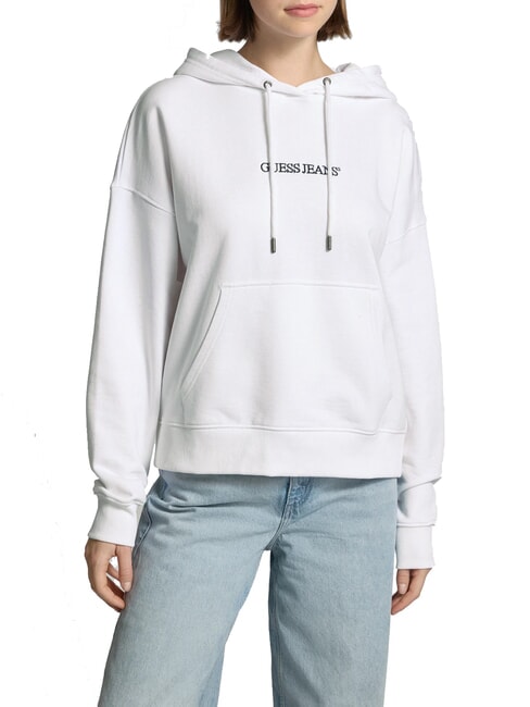 GUESS JEANS EMBRO Kapuzenpullover purweiß - Sweatshirts Damen