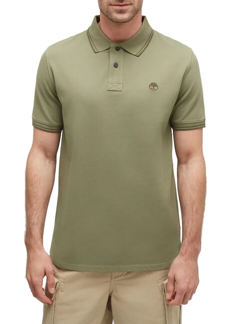 TIMBERLAND MILLERS RIVER  Kurzärmliges Poloshirt kassel erde - Herren-Polo-Shirts/Herren-Polo-Shirt/Herrenpoloshirt/Herrenpoloshirts
