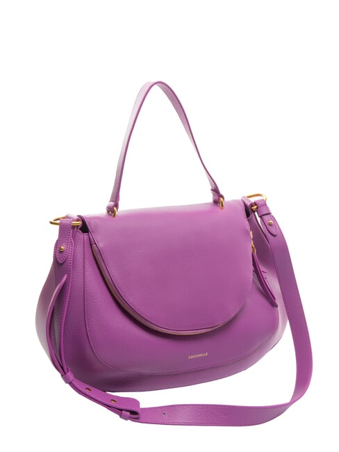 COCCINELLE SOLE Handtasche mit Schultergurt aus Leder Dahlie - Damentaschen