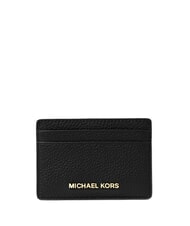 MICHAEL KORS JET SET Kartenetui aus Leder Schwarz - Brieftaschen Damen - 1