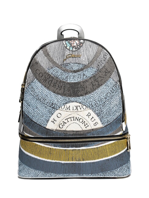 GATTINONI PLANETARIUM Großer Rucksack Mond/Weiß - Damentaschen