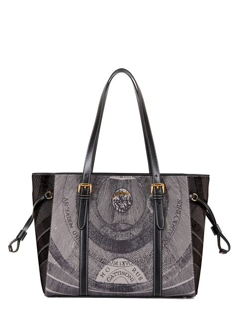 GATTINONI PLANETARIUM Schulter-Einkaufstasche SCHWARZ - Damentaschen