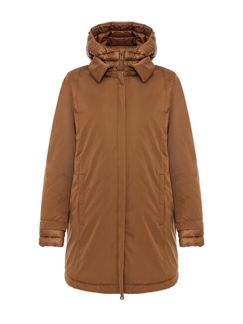 COLMAR SURROUNDING Lange, wattierte Jacke mit Kapuze Pilz - Damenjacken