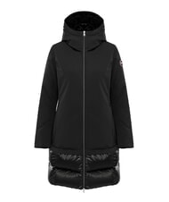 COLMAR PURENESS Daunenjacke aus zwei Materialien mit Kapuze Schwarz - Daunenjacken für Damen - 1