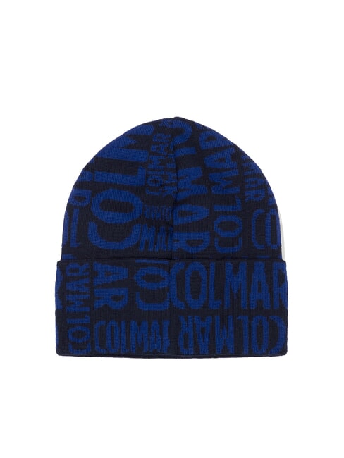 COLMAR TURNER Kappe mit Allover-Logo und Umschlag Luftwaffe-Kobalt - Mützen/Hüte