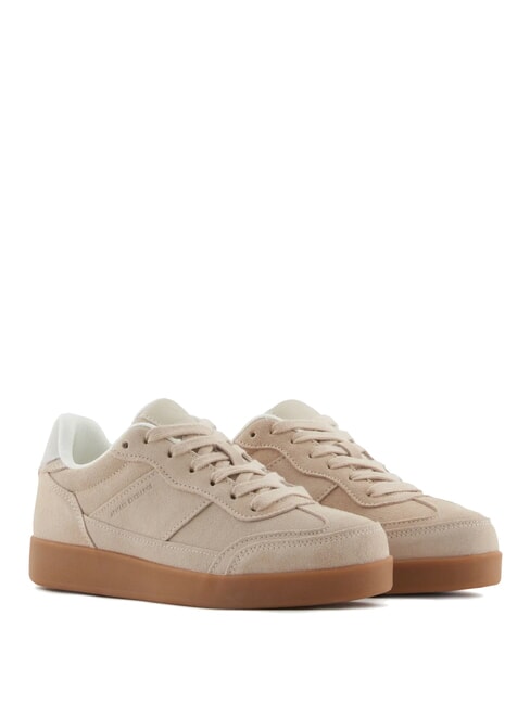 ARMANI EXCHANGE LEATHER Sneakers aus Leder Licht Fata Morgana - Damenschuhe