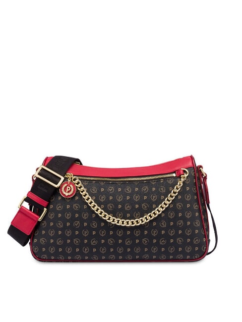 POLLINI HERITAGE CLASSIC Umhängetasche schwarzer Lack - Damentaschen