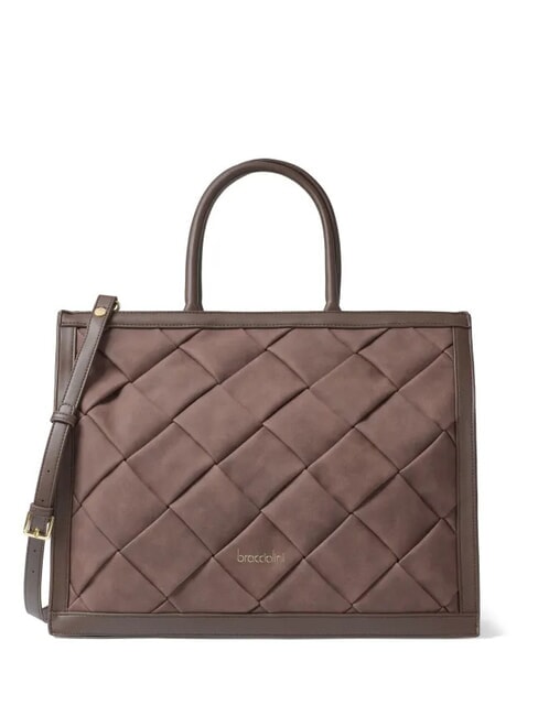 BRACCIALINI ICONS Tote Handtasche, mit Schultergurt braun - Damentaschen