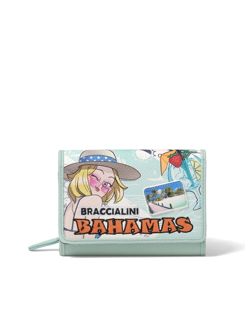 BRACCIALINI TUA CARTOLINE Bahamas Kleine Geldbörse multi - Brieftaschen Damen
