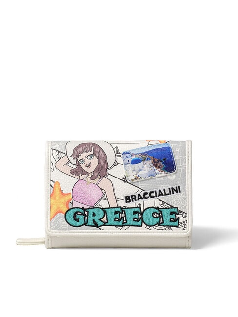 BRACCIALINI TUA CARTOLINE Greece Damen Geldbörse multi - Brieftaschen Damen