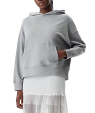 PINKO MAKAMBA Kapuzenpullover grauer Nieselregen - Sweatshirts Damen - 1