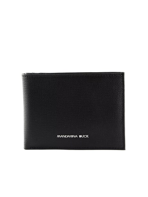 MANDARINA DUCK MELLOW URBAN 10cc Lederbrieftasche Schwarz - Brieftaschen Herren