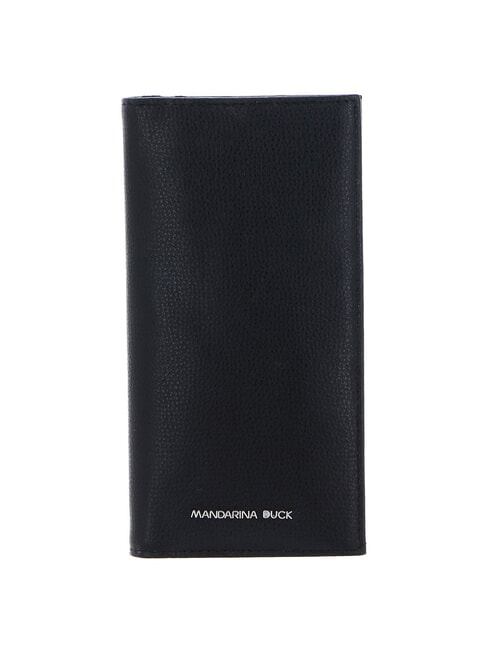 MANDARINA DUCK MELLOW URBAN Vertikale Lederbrieftasche Schwarz - Brieftaschen Herren