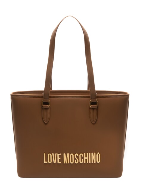 LOVE MOSCHINO BOLD LOVE Schulter-Einkaufstasche Kamel - Damentaschen
