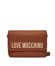 LOVE MOSCHINO LETTERING Schultertasche Walnüsse - Damentaschen - 1