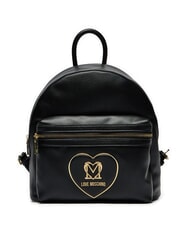 LOVE MOSCHINO GOLDEN HEART  Rucksack Schwarz - Damentaschen - 1