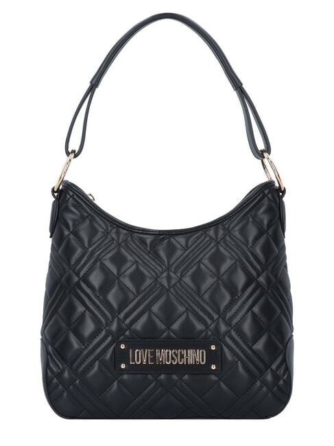LOVE MOSCHINO QUILTED  Hobo-Umhängetasche Schwarz - Damentaschen