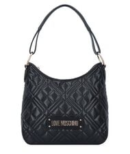 LOVE MOSCHINO QUILTED  Hobo-Umhängetasche Schwarz - Damentaschen - 1