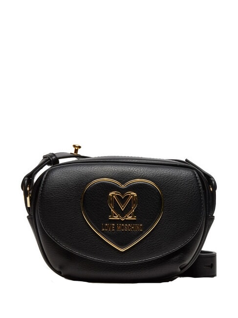 LOVE MOSCHINO HEART Mini-Umhängetasche Schwarz - Damentaschen