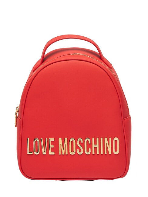 LOVE MOSCHINO GOLD LETTERING Rucksack ROT - Damentaschen